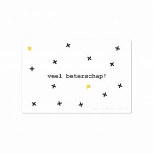 Wenskaartje beterschap