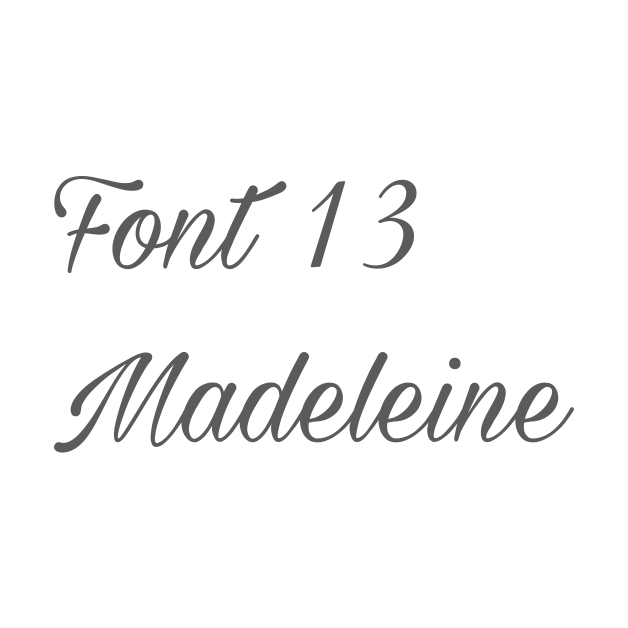 13. Madeleine