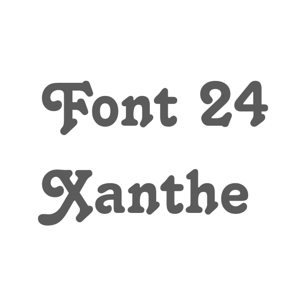 24. Xanthe